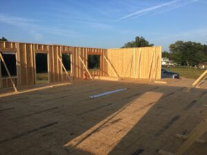 framing for house set up
