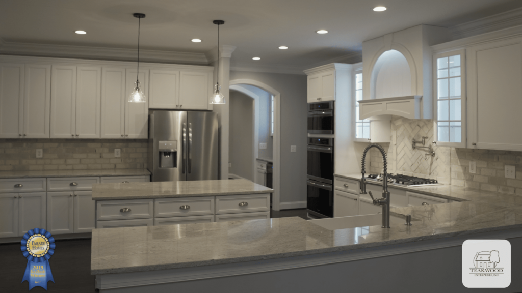 brand new white kitchen