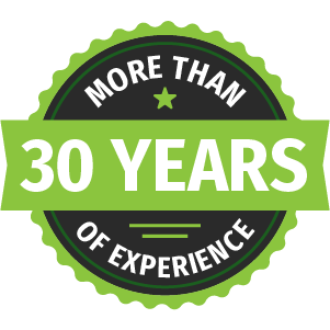 More Than 30 Years of Experience