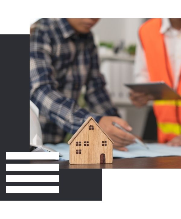 contractors looking at home plans