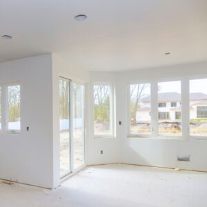 a newly added home addition that creates extra living room space